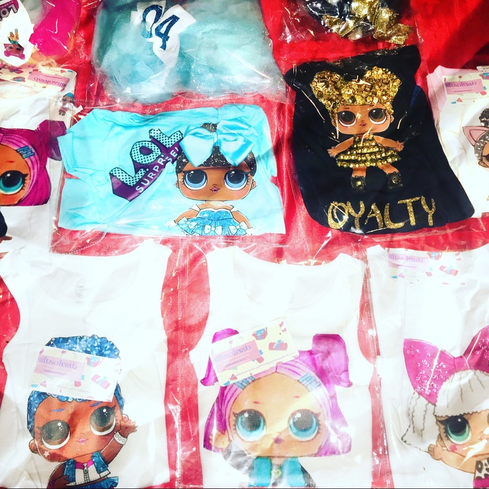 Lol doll shirts and tutus